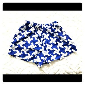 Blue Unique Shorts